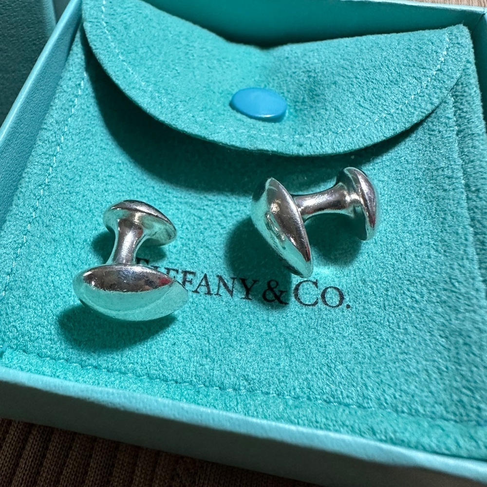 Tiffany & Co. #2 Silver Cufflinks Rare